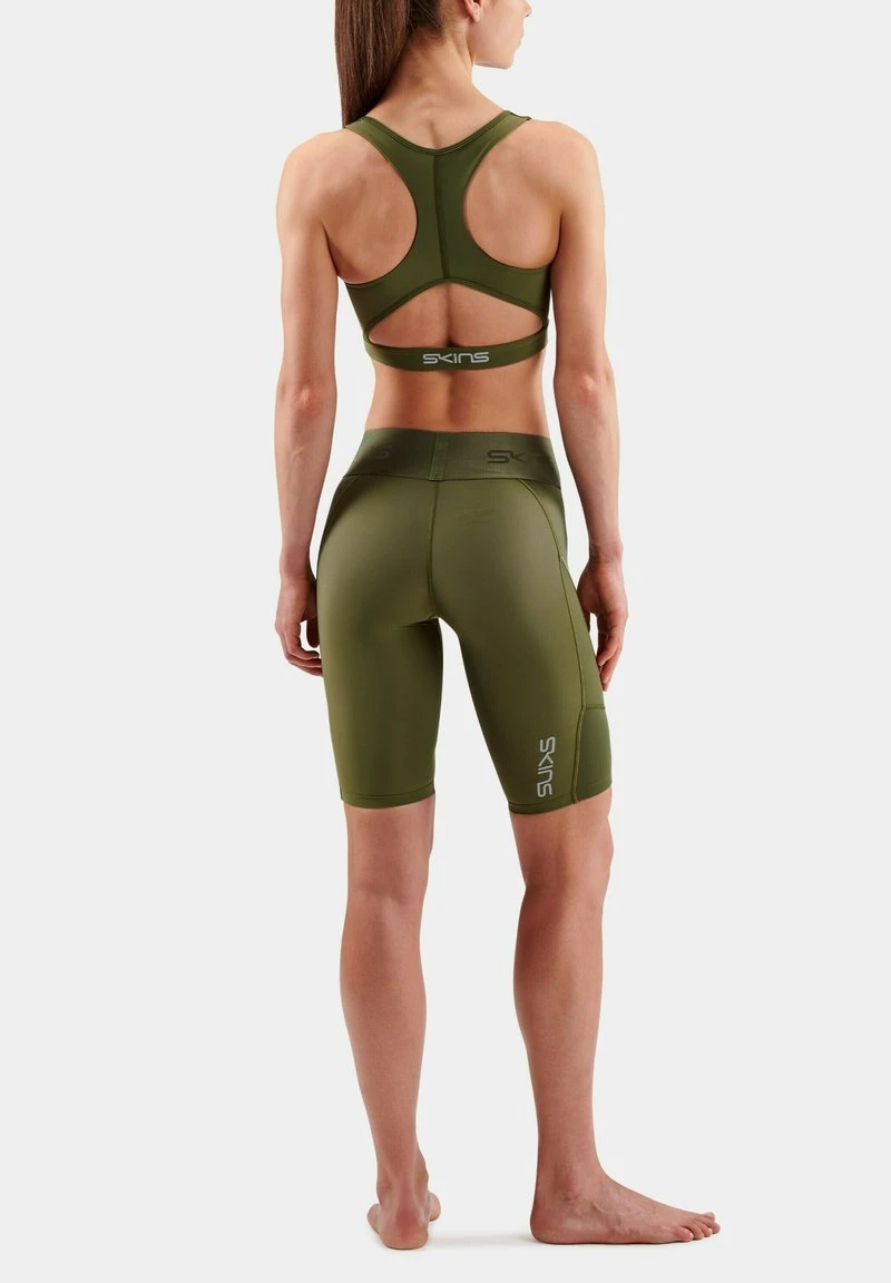 SKINS Sport-BH Mit Mittlerer Stützkraft - Khaki 3 SKINS Sport-BH Mit Mittlerer Stützkraft - Khaki – Bild 3