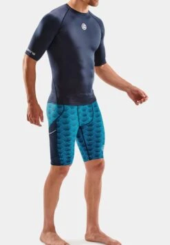 SKINS SHORT SLEEVE - T-Shirt Print - Navy Blue -Skins 99ff07b36f9a4b079d24ad27c61012ab