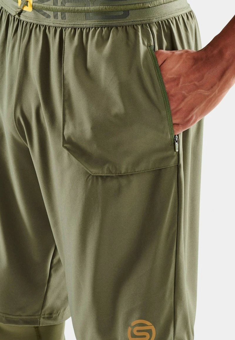 SKINS SUPERPOSE - Tights - Khaki 4 SKINS SUPERPOSE - Tights - Khaki – Bild 4