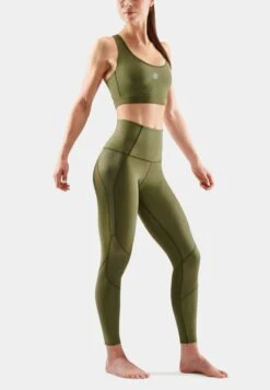 SKINS Tights - Khaki -Skins 9c7932843af74affab0e0be678d706ed