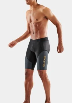 SKINS ELITEHALF - Tights - Black Carbon 10 SKINS ELITEHALF - Tights - Black Carbon -Skins a48a837614df4a7caf939c62fc0d0452