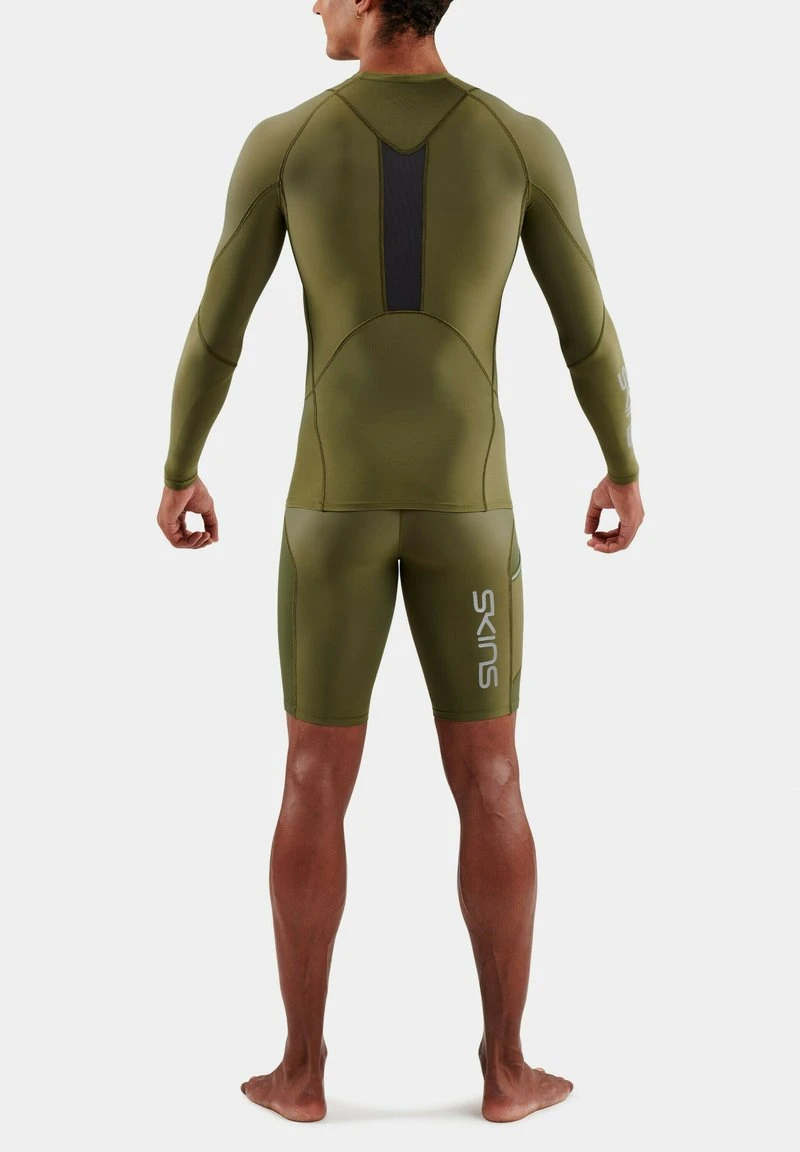 SKINS LONGSLEEVE - Langarmshirt - Khaki 2 SKINS LONGSLEEVE - Langarmshirt - Khaki – Bild 2