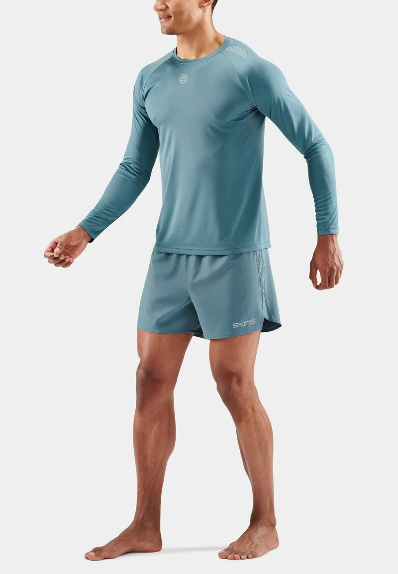 SKINS LONGSLEEVE - Langarmshirt - Blue Grey 2 SKINS LONGSLEEVE - Langarmshirt - Blue Grey – Bild 2