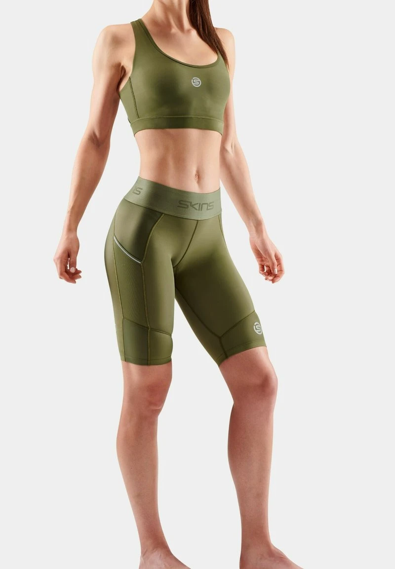 SKINS KOMPRESSIONS - Tights - Khaki 6 SKINS KOMPRESSIONS - Tights - Khaki – Bild 6