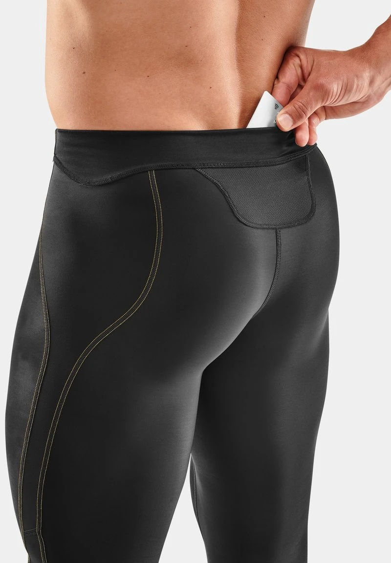 SKINS Unterhose Lang - Black Yellow 5 SKINS Unterhose Lang - Black Yellow – Bild 5