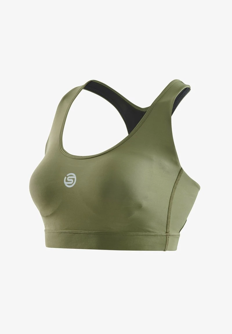 SKINS Sport-BH Mit Mittlerer Stützkraft - Khaki 6 SKINS Sport-BH Mit Mittlerer Stützkraft - Khaki – Bild 6