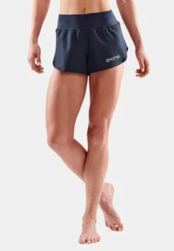 SKINS Kurze Sporthose - Navy Blue
