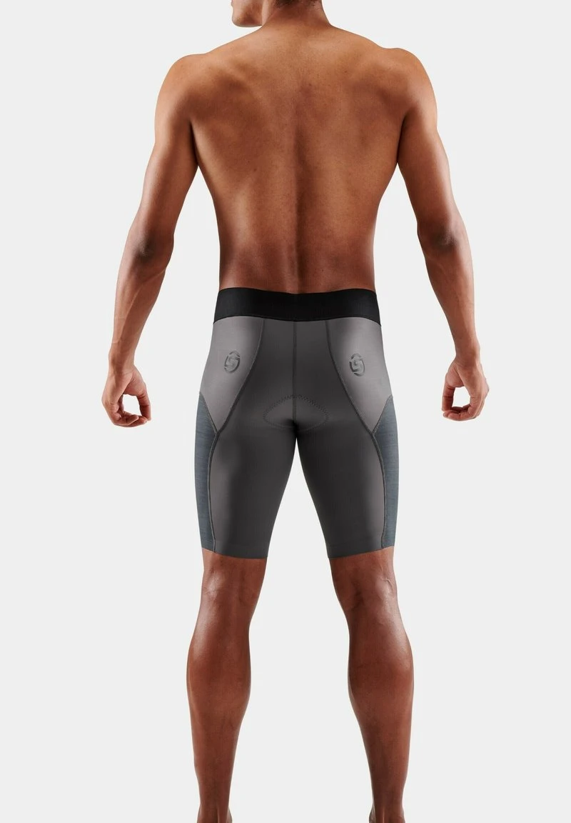 SKINS ELITEHALF - Tights - Charcoal Carbon 3 SKINS ELITEHALF - Tights - Charcoal Carbon – Bild 3