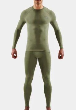 SKINS LONG SLEEVE 2 SERIES - Surfshirt - Khaki