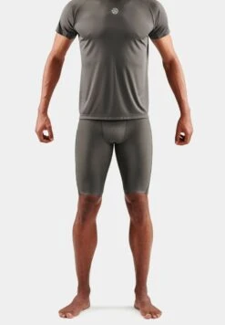 SKINS SHORT SLEEVE - Sport T-shirt - Charcoal 9 SKINS SHORT SLEEVE - Sport T-shirt - Charcoal -Skins d105a0ed7afa48e48942541274167204