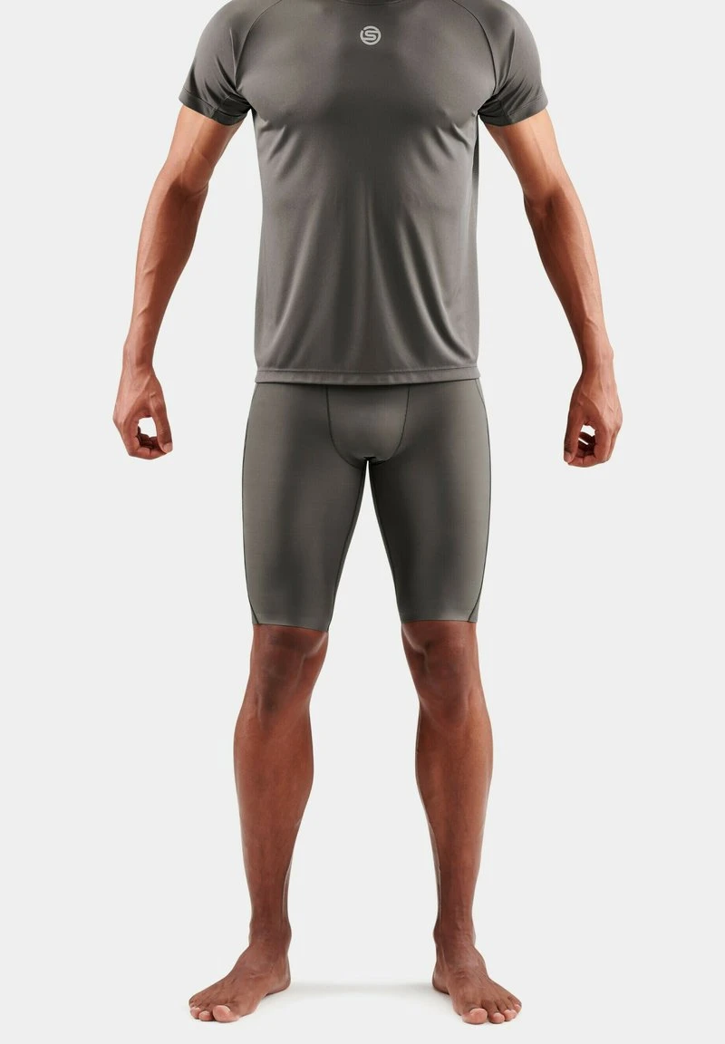 SKINS SHORT SLEEVE - Sport T-shirt - Charcoal 4 SKINS SHORT SLEEVE - Sport T-shirt - Charcoal – Bild 4