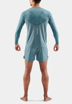 SKINS LONGSLEEVE - Langarmshirt - Blue Grey 8 SKINS LONGSLEEVE - Langarmshirt - Blue Grey -Skins d2755e5225344261b428895c01156839
