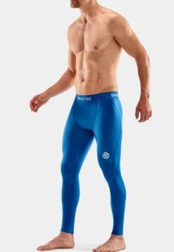 SKINS KOMPRESSIONSHOSE S1 LONG TIGHTS - Unterhose Lang - Bright Blue -Skins e138767d5886474f93887ee5f6a79259