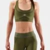 SKINS Sport-BH Mit Mittlerer Stützkraft - Khaki