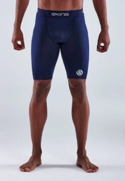 SKINS 3/4 Sporthose - Navy Blue