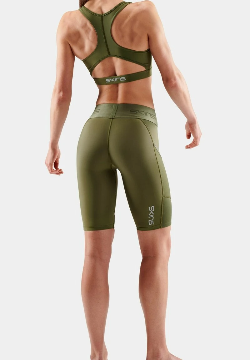 SKINS KOMPRESSIONS - Tights - Khaki 3 SKINS KOMPRESSIONS - Tights - Khaki – Bild 3