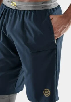 SKINS SUPERPOSE - Tights - Blue Grey -Skins fe5b3916e184496ab2ad4e6b7cd328ea