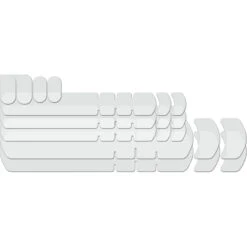 Lizard Skins Frame Kit - Clear - Rahmenschutzfolien-Set (9-teilig) - Matte