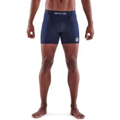 SKINS 1-Series Fitness-Shorts - Navy Blue