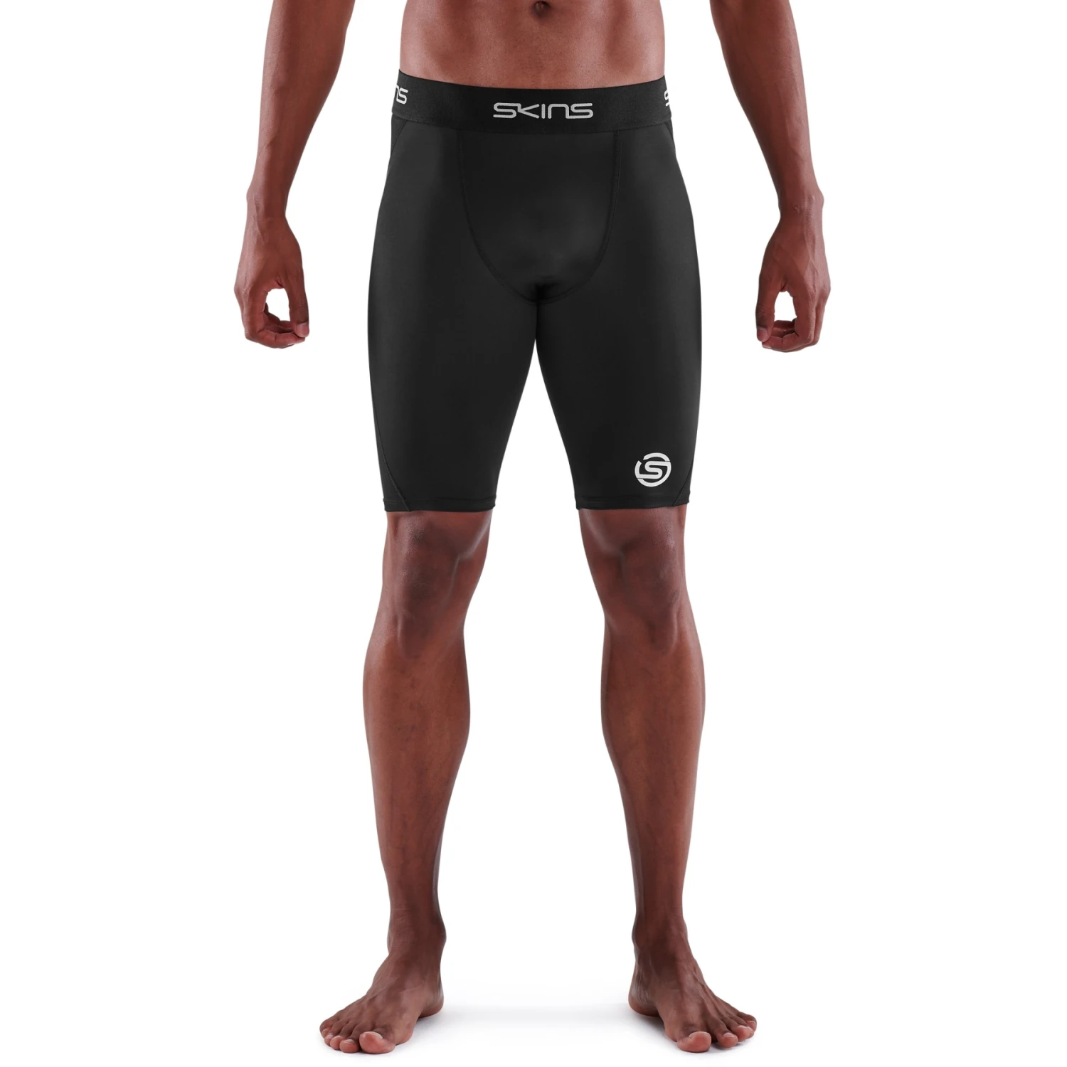 SKINS 1-Series Half Tights - Schwarz 1 SKINS 1-Series Half Tights - Schwarz