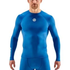 SKINS 1-Series Langarm-Shirt - Bright Blue