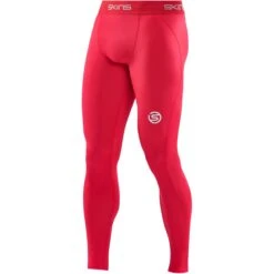 SKINS 1-Series Long Tights - Rot -Skins skins 1 series long tights red 1 1393880