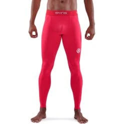 SKINS 1-Series Long Tights - Rot