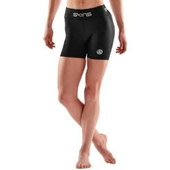 SKINS 1-Series Damen Laufshorts - Schwarz