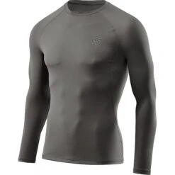 SKINS 2-Series Langarm-Shirt - Charcoal -Skins skins 2 series long sleeve top charcoal 1 1392170