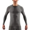 SKINS 2-Series Langarm-Shirt - Charcoal