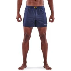 SKINS 3-Series 4" Laufshorts - Navy Blue