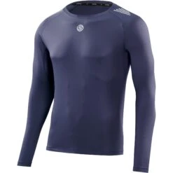 SKINS 3-Series Active Langarm-Shirt - Navy Blue -Skins skins 3 series active long sleeve top navy blue 2 1495507
