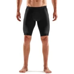 SKINS 3-Series Laufshorts 400 - Black/Stars