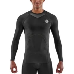 SKINS 3-Series Langarm-Shirt - Schwarz