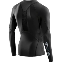 SKINS 3-Series Langarm-Shirt - Schwarz -Skins skins 3 series long sleeve top black 2 1393537