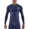 SKINS 3-Series Langarm-Shirt - Navy Blue