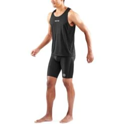 SKINS 3-Series Lauf-Tanktop - Schwarz -Skins skins 3 series running singlet black 5 1392709