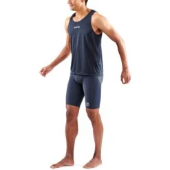 SKINS 3-Series Lauf-Tanktop - Navy Blue -Skins skins 3 series running singlet navy blue 5 1392728