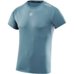 SKINS 3-Series Kurzarmshirt - Blau Grau