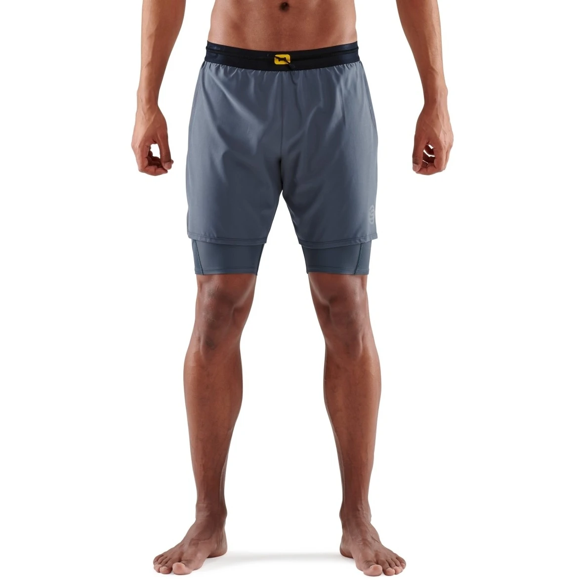 SKINS 3-Series Superpose Fitness-Hose 2-in-1 - Charcoal 1 SKINS 3-Series Superpose Fitness-Hose 2-in-1 - Charcoal