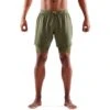 SKINS 3-Series Superpose Fitness-Hose 2-in-1 - Khaki