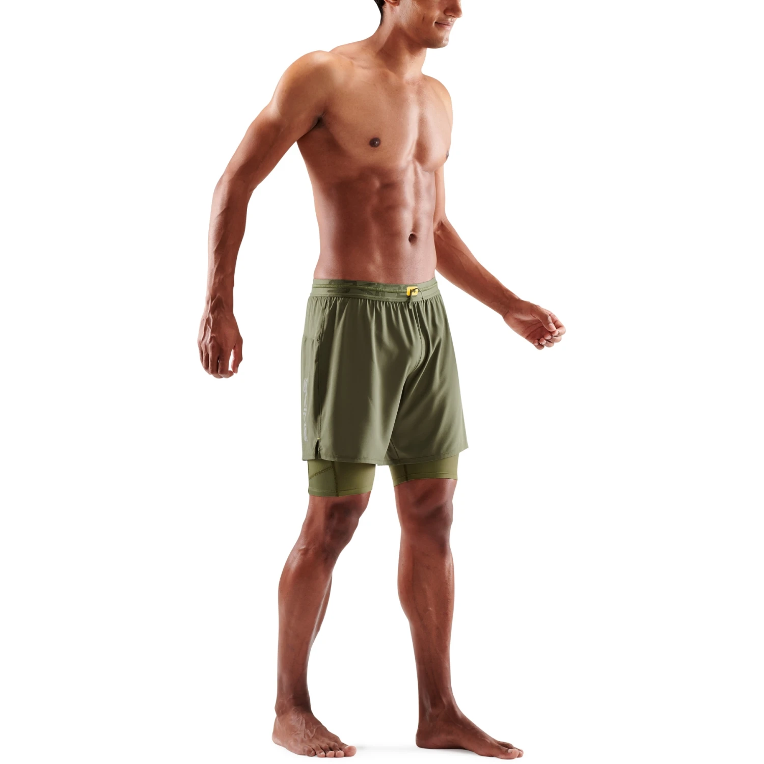 SKINS 3-Series Superpose Fitness-Hose 2-in-1 - Khaki 5 SKINS 3-Series Superpose Fitness-Hose 2-in-1 - Khaki – Bild 5