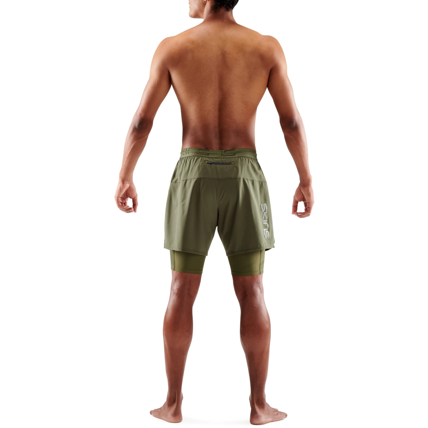 SKINS 3-Series Superpose Fitness-Hose 2-in-1 - Khaki 8 SKINS 3-Series Superpose Fitness-Hose 2-in-1 - Khaki – Bild 8