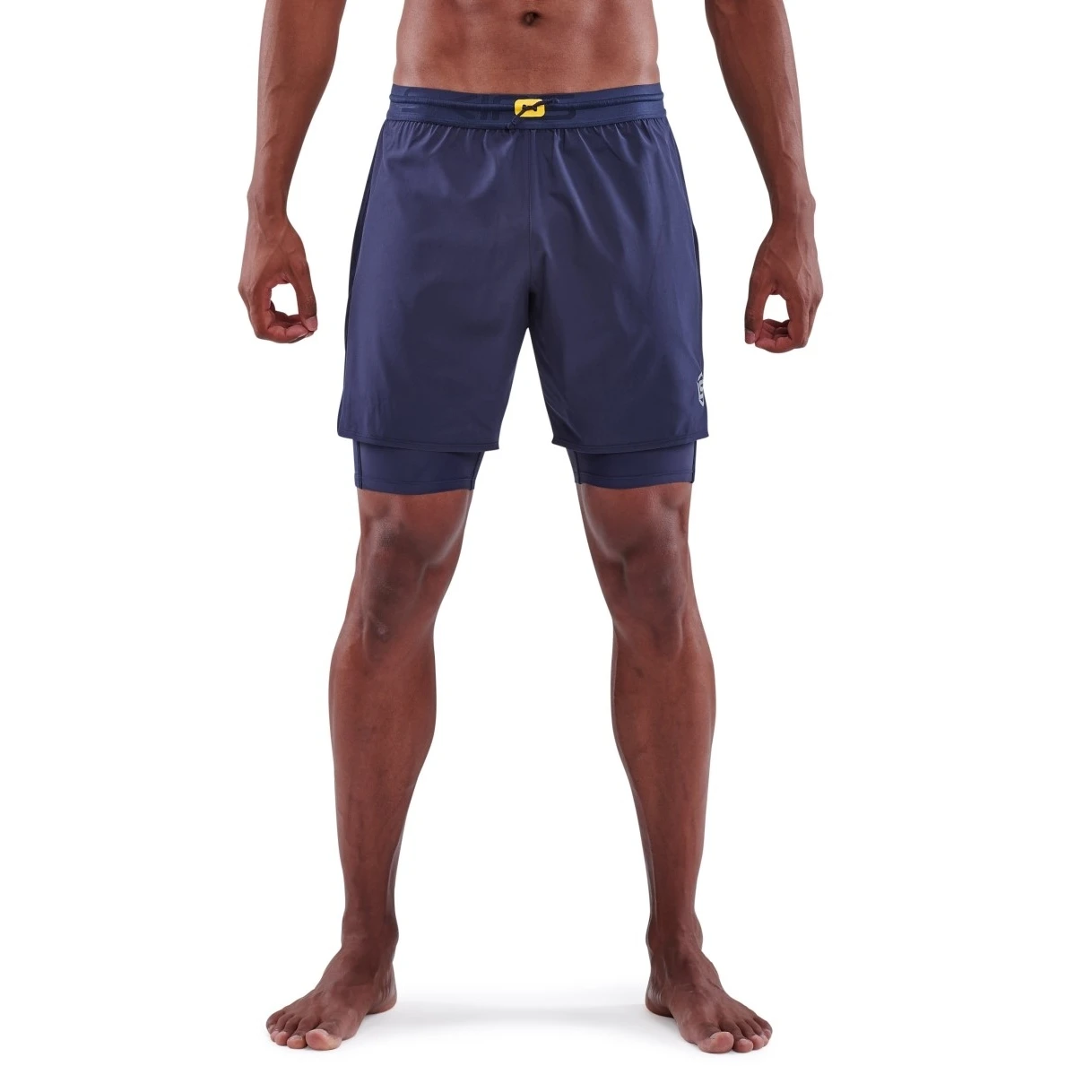 SKINS 3-Series Superpose Fitness-Hose 2-in-1 - Navy Blue 1 SKINS 3-Series Superpose Fitness-Hose 2-in-1 - Navy Blue