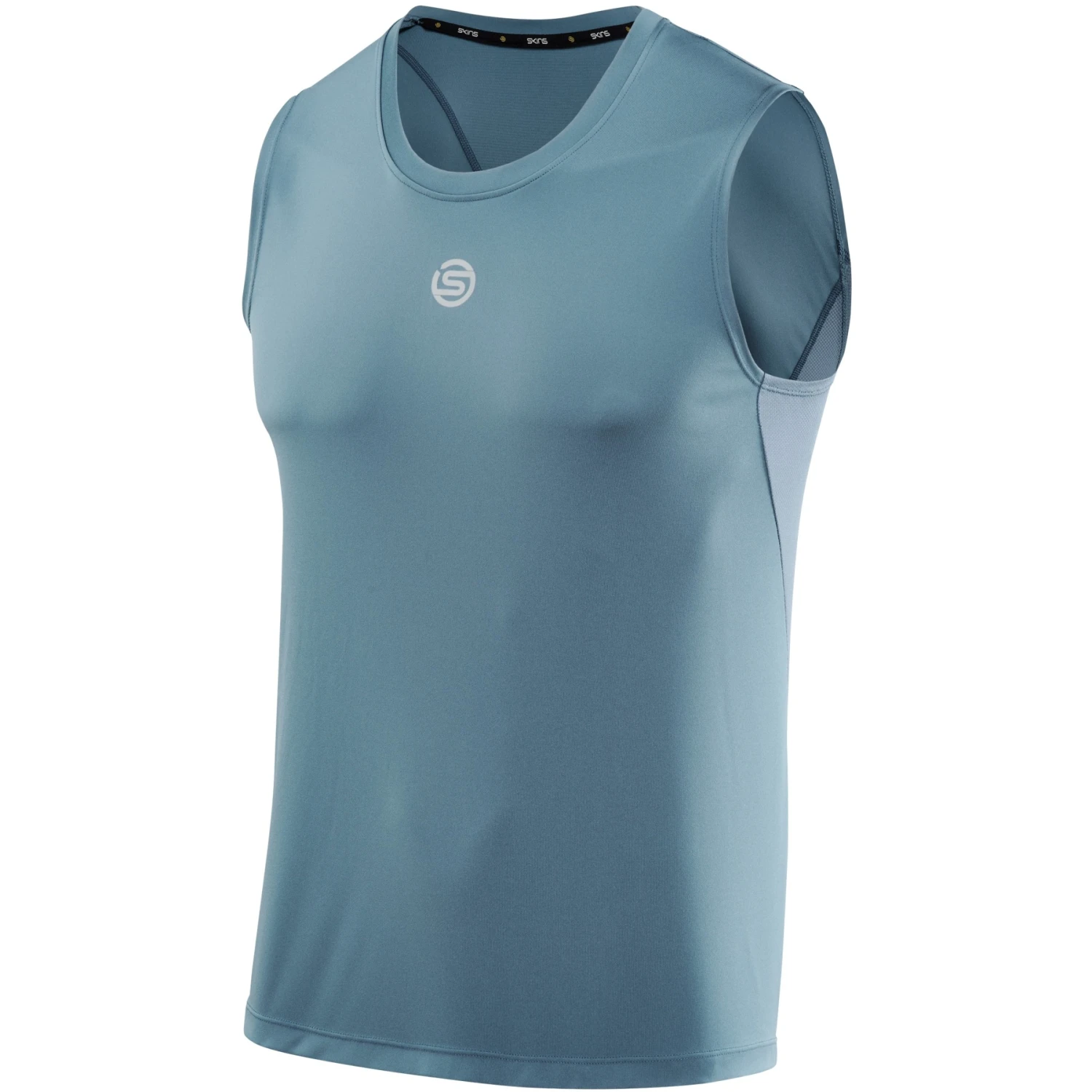 SKINS 3-Series Tanktop - Blau Grau 1 SKINS 3-Series Tanktop - Blau Grau
