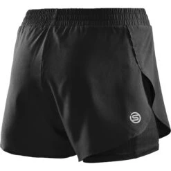 SKINS 3-Series Damen Superpose Fitness-Hose 2-in-1 - Schwarz 10 SKINS 3-Series Damen Superpose Fitness-Hose 2-in-1 - Schwarz -Skins skins 3 series women superpose fitness shorts 2 in 1 black 2 1390587