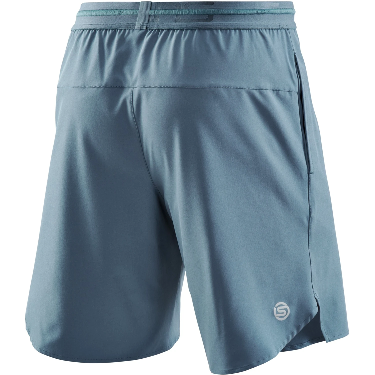 SKINS 3-Series 7" X-Fit Laufshorts - Blau Grau 2 SKINS 3-Series 7" X-Fit Laufshorts - Blau Grau – Bild 2