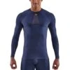 SKINS 5-Series Top Langarm-Shirt - Navy Blue
