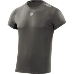 SKINS Activewear 3-Series Kurzarmshirt - Charcoal