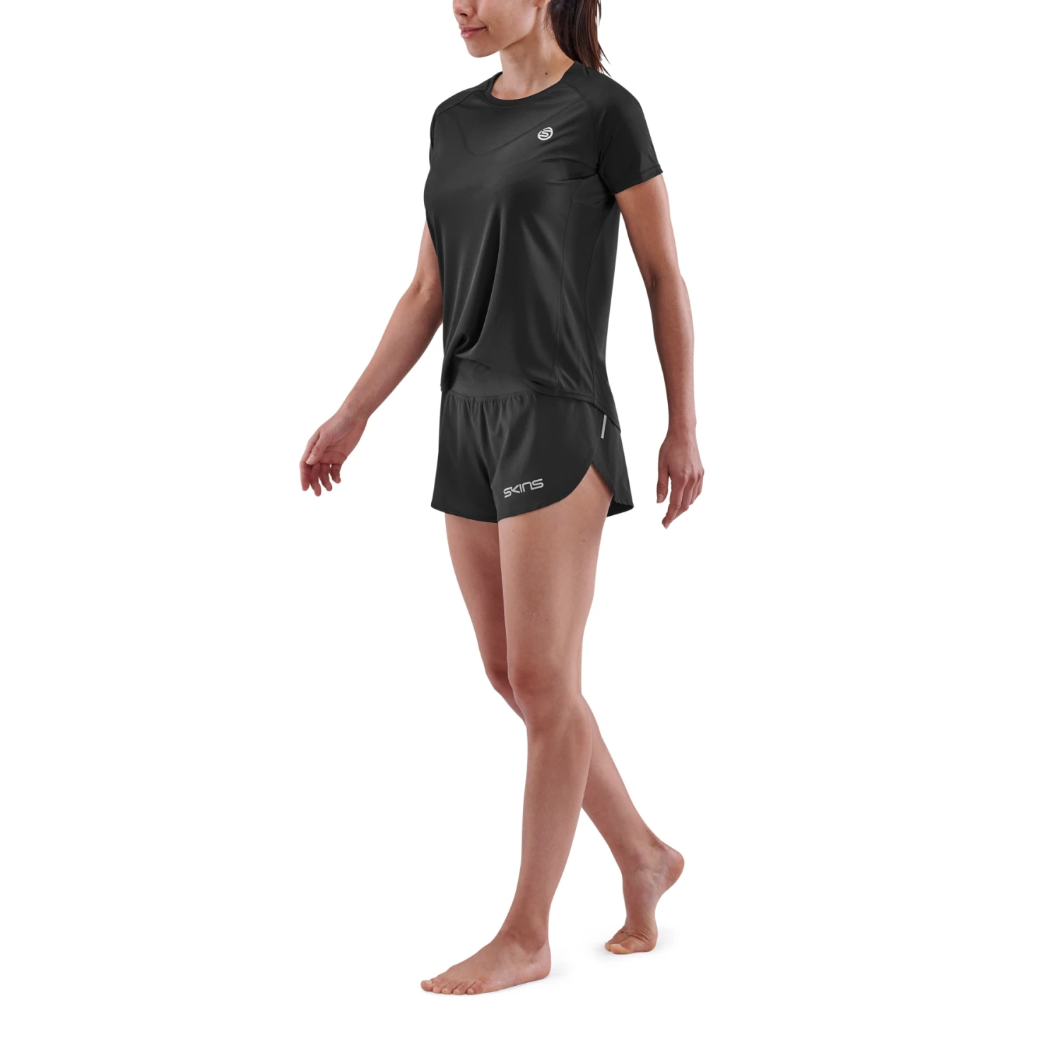 SKINS Activewear 3-Series Laufshorts Damen - Schwarz 3 SKINS Activewear 3-Series Laufshorts Damen - Schwarz – Bild 3